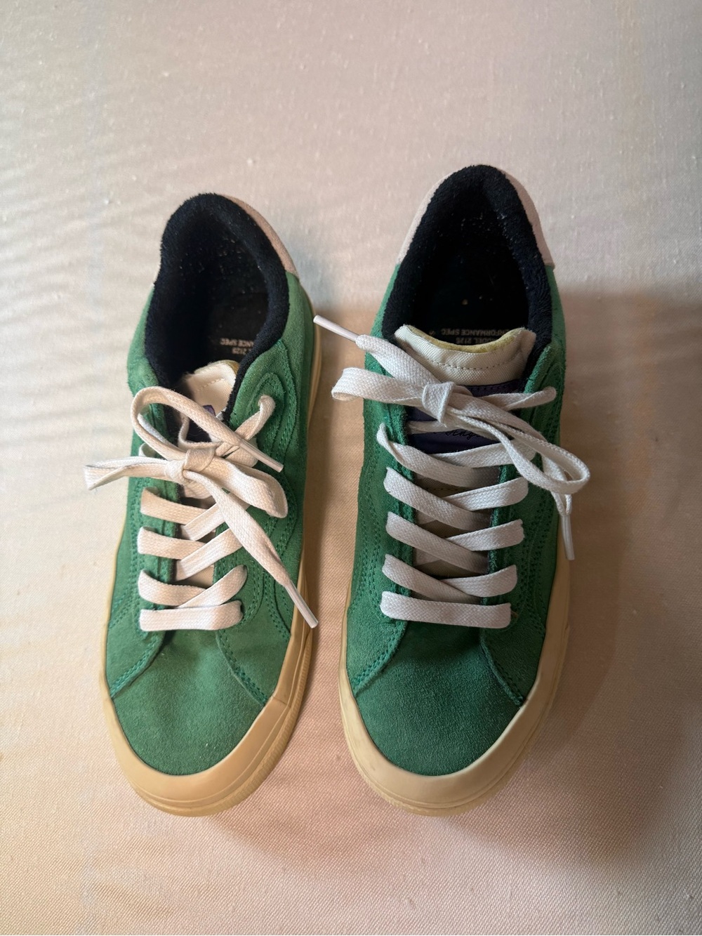 Brandblack Suede Green Sneakers - Picture 3 of 7